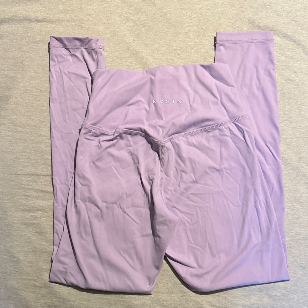 NVGTN Lilac High-Waisted Leggings - Picture 2 of 2